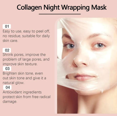 Collagen Peel-Off Face Mask – Firms, Hydrates & Reduces Fine Lines
